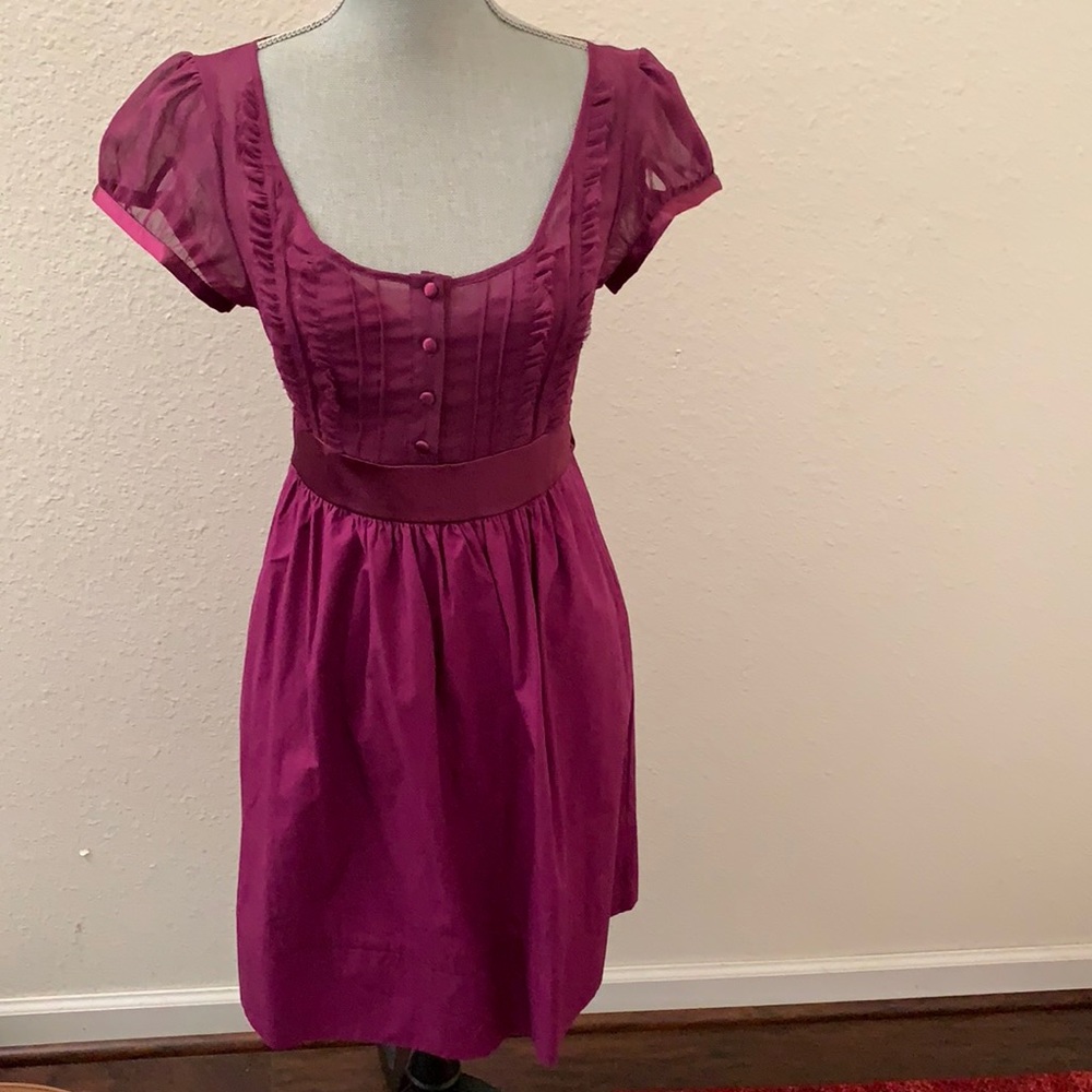 Kimchi Blue purple dress medium M Urban Outfitters UO short Sleeve Y2K GORGEOUS